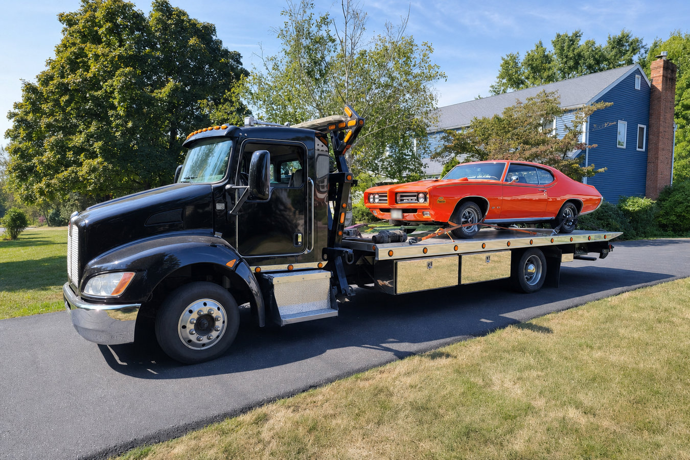 Truck towing